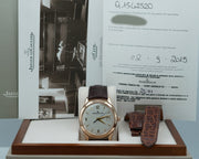 Jaeger-LeCoultre MASTER CONTROL DATE ROSE GOLD SILVER DIAL Q1542520 FULL SET Ref: Q1542520 thumbnail 1
