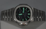 Patek PHILIPPE 5712/1A STAINLESS STEEL NAUTILUS BLUE DIAL MOONPHASE 2022 FULL SET thumbnail 7