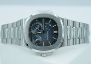 Patek PHILIPPE 5712/1A STAINLESS STEEL NAUTILUS BLUE DIAL MOONPHASE 2022 FULL SET thumbnail 3