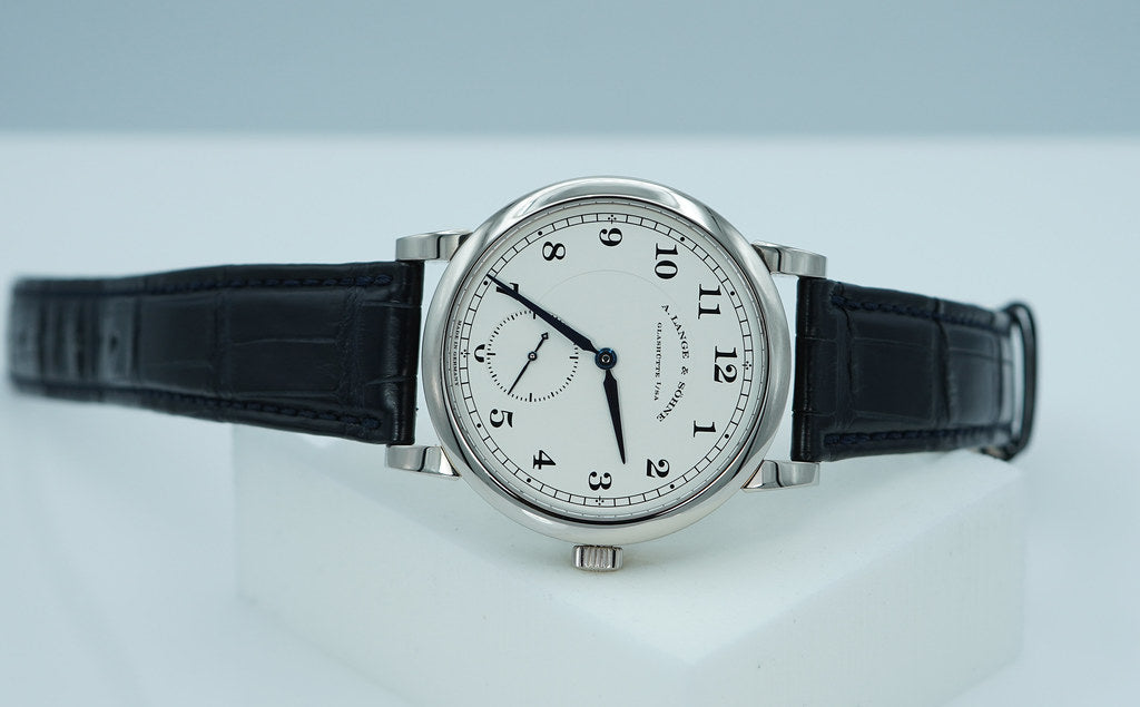 A. Lange & Sohne 1815 18K WHITE GOLD MANUAL 233.026 40MM SERVICED FULL SET
