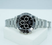 Rolex 116500LN COSMOGRAPH DAYTONA STEEL CERAMIC BEZEL BLACK DIAL 2024 WARRANTY FULL SET thumbnail 4