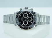 Rolex 116500LN COSMOGRAPH DAYTONA STEEL CERAMIC BEZEL BLACK DIAL 2024 WARRANTY FULL SET thumbnail 3