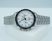 Omega SPEEDMASTER PROFESSIONAL MOONWATCH 3861 WHITE DIAL 2024 WARRANTY FULL SET thumbnail 4