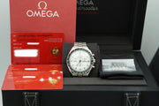 Omega SPEEDMASTER PROFESSIONAL MOONWATCH 3861 WHITE DIAL 2024 WARRANTY FULL SET thumbnail 1