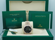 Rolex 228235 DAY DATE 40 ROSE GOLD OMBRE ROMAN DIAL 2025 WARRANTY FULL SET thumbnail 1
