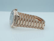 Rolex 228235 DAY DATE 40 ROSE GOLD OMBRE ROMAN DIAL 2025 WARRANTY FULL SET thumbnail 7