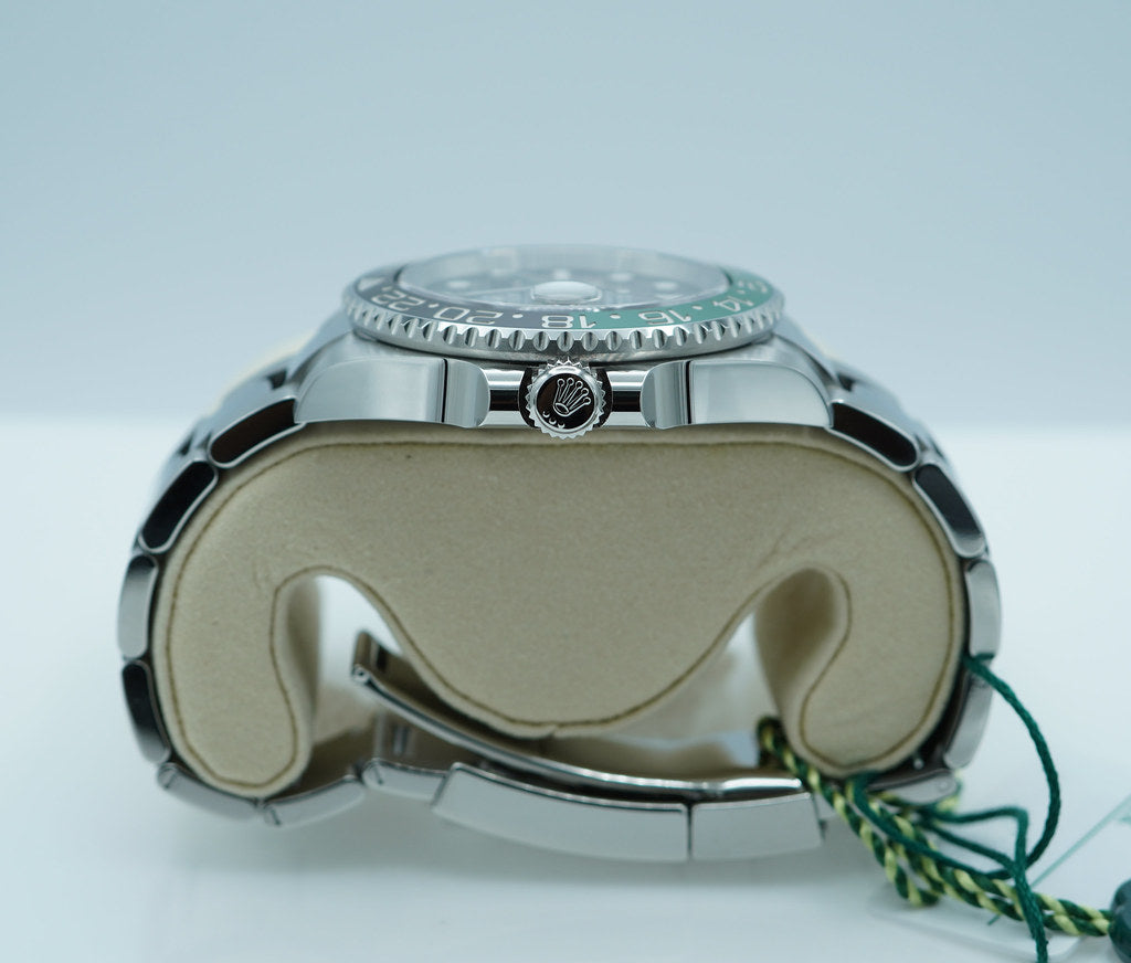 BRAND NEW Rolex 126720VTNR GMT MASTER 2 SPRITE GREEN BLACK BEZEL OYSTER BAND 2025 FULL SET