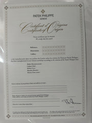 New Patek Philippe Certificate of Origin models 2017-2025 Guarantee thumbnail 1