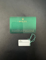 Rolex Warranty Card thumbnail 3